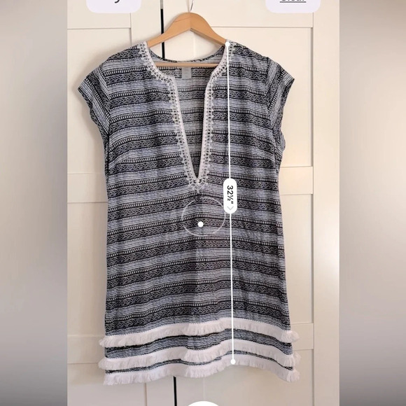 Bleu by Rod Beattie Swim Beach Cover-up-Size Large - Picture 6 of 6